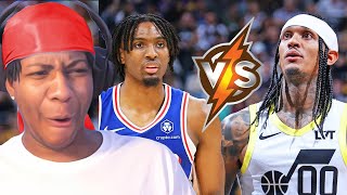 MAXEY 51! Lvgit Reacts To Philadelphia 76ers vs Utah Jazz - Full Game Highlights | February 1, 2024