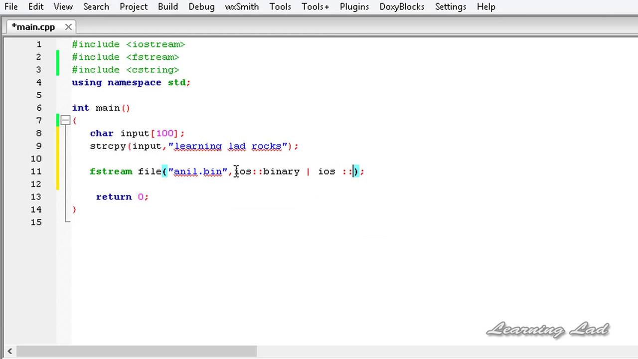 117 Binary Files in C++ CPP Programming File Handling Video Tutorials - YouTube