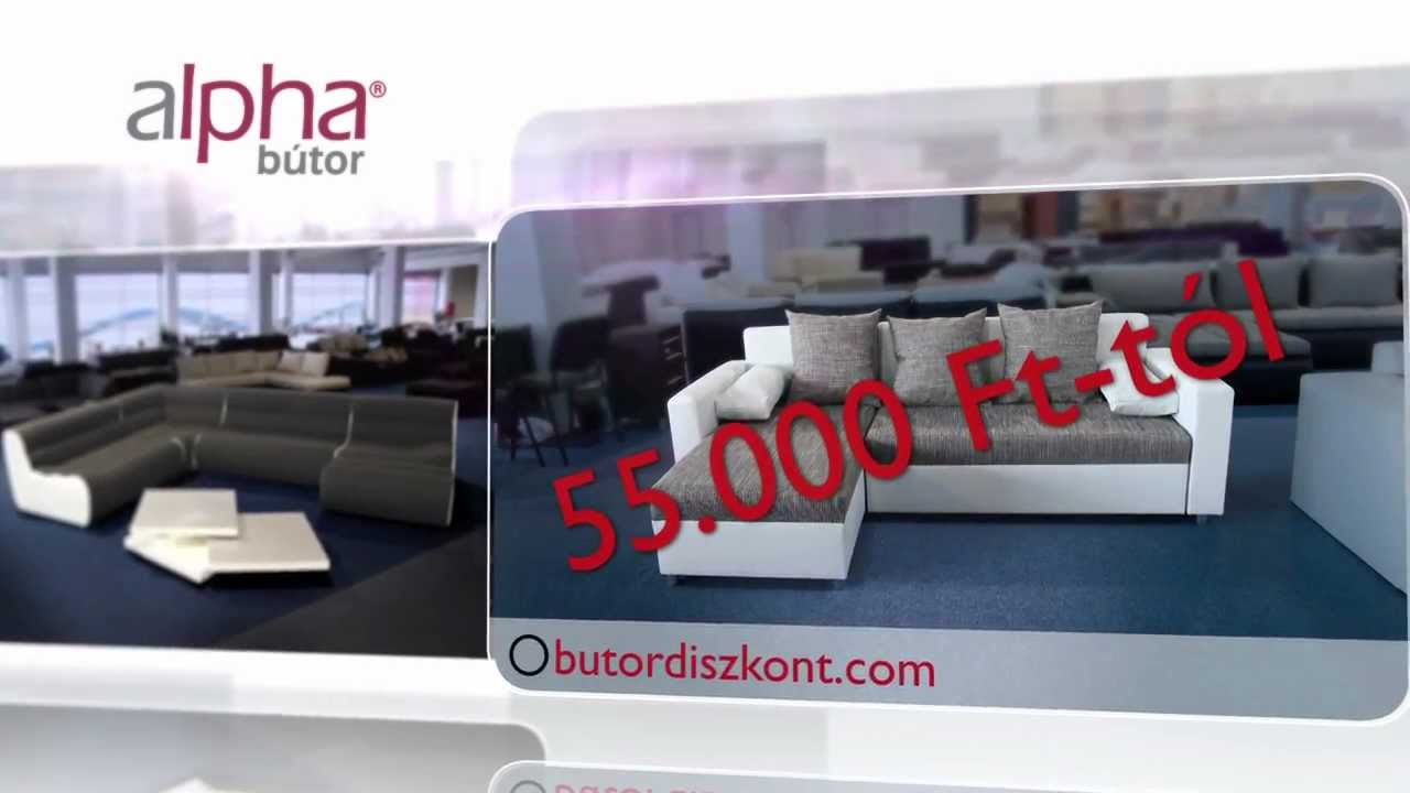 Alpha bútordiszkont youtube