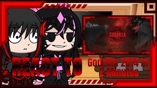 Kaiju react to Godzilla 2014 In 2 Minutes Gacha club (Godzilla and kong)
