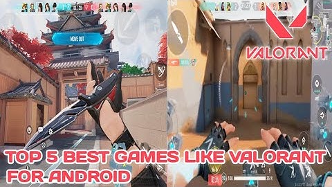 TOP 5 BEST GAMES LIKE VALORANT ON ANDROID