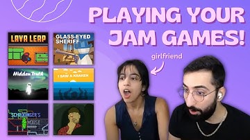 Rating Brackeys 2022.1 Game Jam Submissions w/ girlfriend