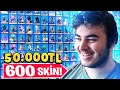 DÜNYANIN EN PAHALI HESABINI ALDIM! - 600 SKİN 50.000TL! (Fortnite Türkçe)