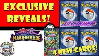 EXCLUSIVE Reveals from Twilight Masquerade! FOUR New Cards! New Pokémon TCG Set! (Pokémon TCG News)