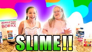 Googly Eye Perfect Pink Slime! (Sarah Grace & Olivia Haschak)