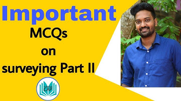 Surveying MCQs 2- Polytechnic Lecturer/Asst Engineer/Overseer/Draftsman/SSCJE/LIP/GATE/ESE/ISRO/DRDO