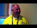 Peter Comeau reacts after seeing explosion