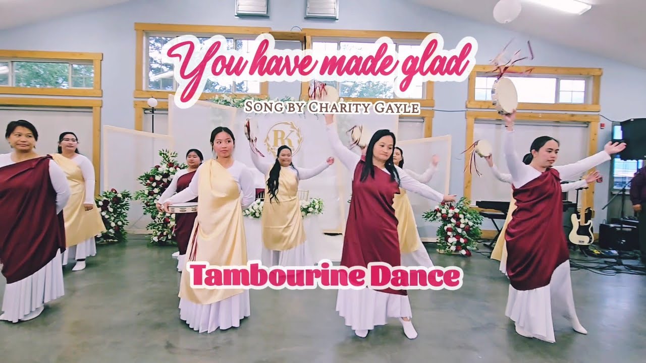 YOU HAVE MADE ME GLAD TAMBOURINE WEDDING DANCE #dance #praisedance #tambourine