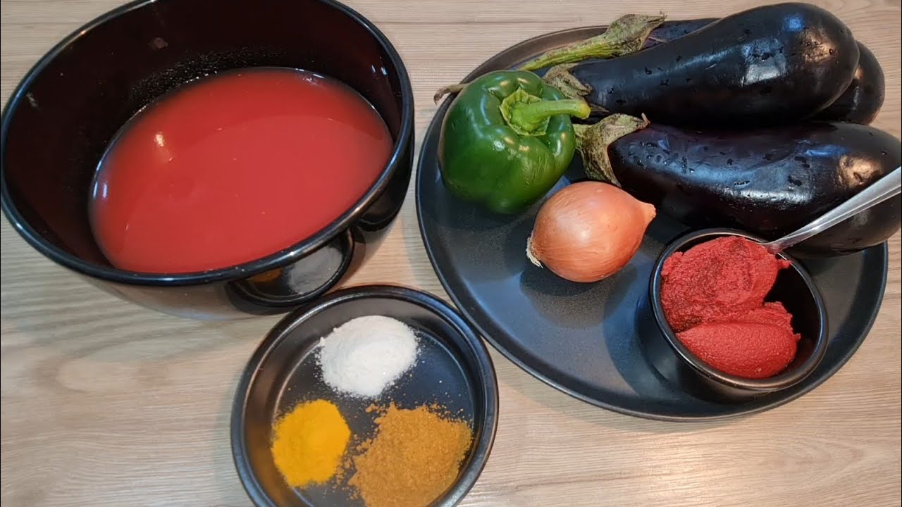 مرق الباذنجان على طريقتي