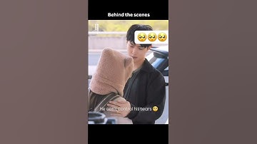 😭He cried after he saw her crying🥺 hidden love behind the scenes❤️ #hiddenlove #sangyan #zhaolusi