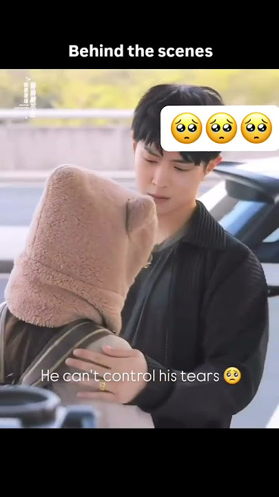 😭He cried after he saw her crying🥺 hidden love behind the scenes❤️ #hiddenlove #sangyan #zhaolusi