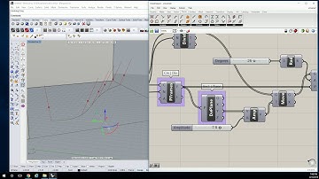 55 - Addiing Mast and Boom Arm Rotators and Length Params in Rhino Grasshopper
