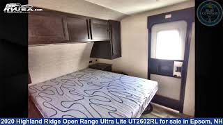 Breathtaking 2020 Highland Ridge Open Range Ultra Lite Travel Trailer RV For Sale in Epsom, NH