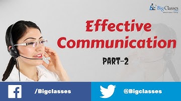 Effective Communication Skills - Part 2