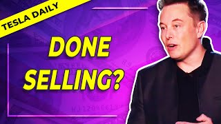 Is Elon Musk Done Selling Tesla Stock? EV Credit Update