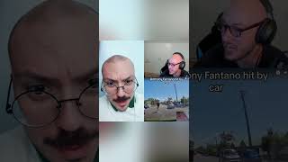 Did Anthony Fantano Get HIT By A Car?! #shorts #funny #reaction