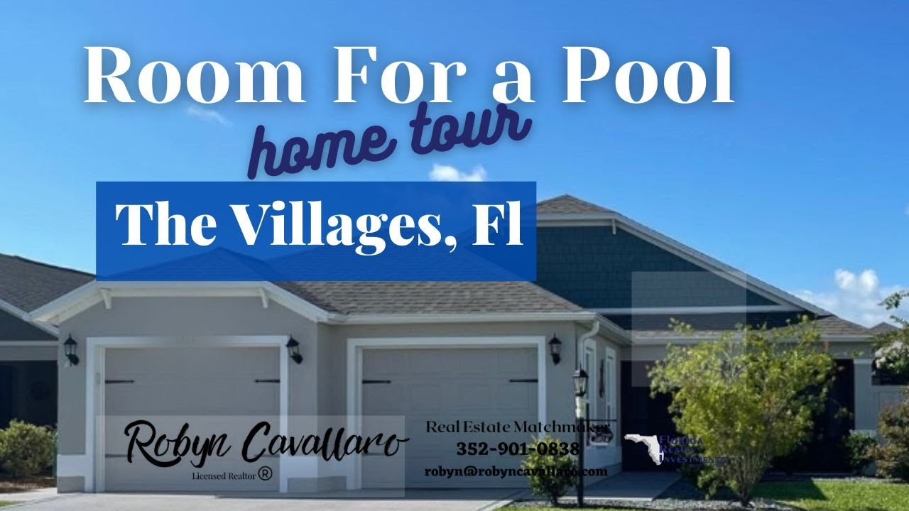 Courtyard Villa with Room for a POOL in The Villages, FL YouTube