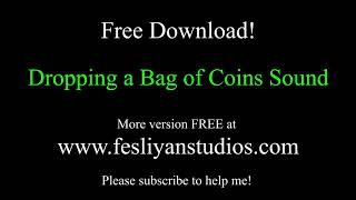 Dropping a Bag of Coins Free Sound Effect (Various Versions!) screenshot 4