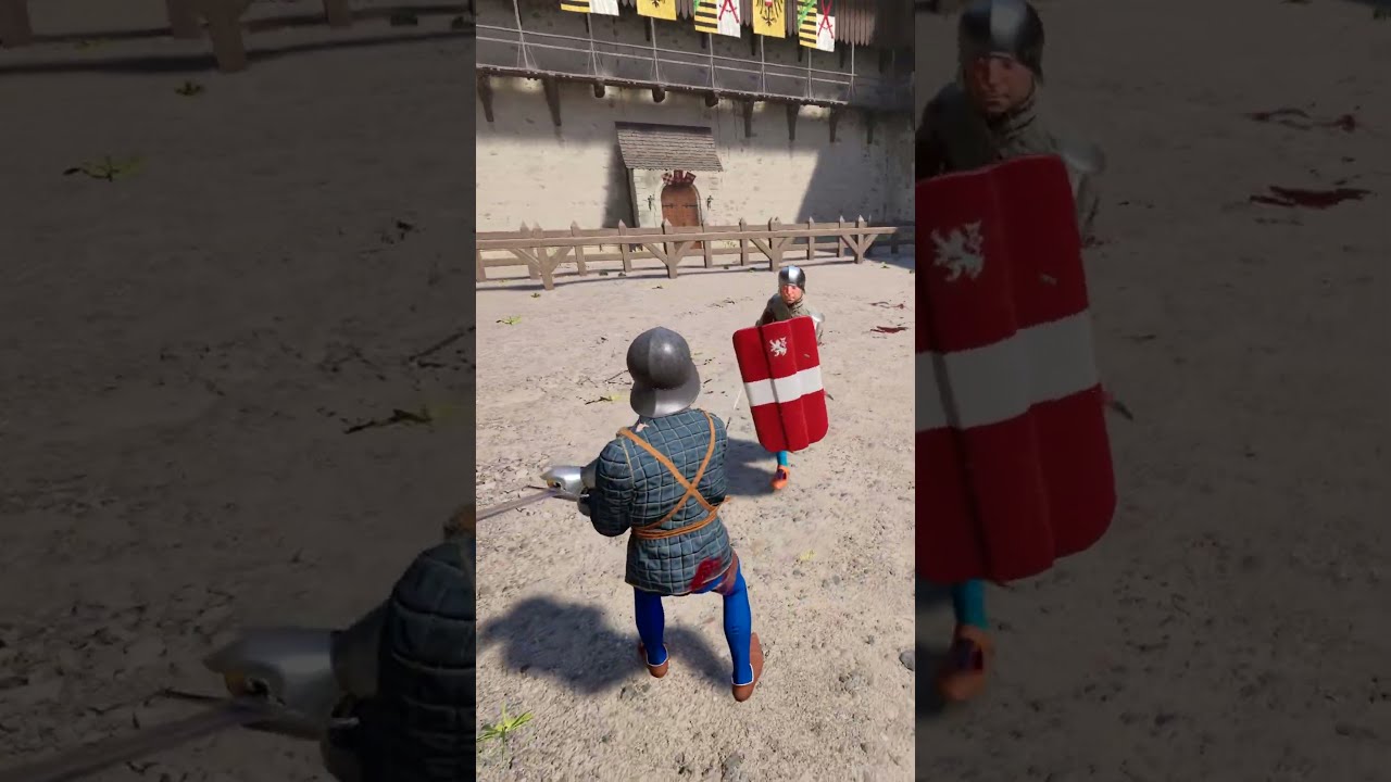 Finding The Shields Gap Spear Foot Soldier Heavy Handed Half Sword Medieval Duel