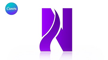 How to Create gradient logo in canva ? | Canva Swirl Logo Design lHow to make a Logo in canva