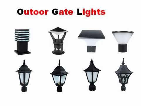 modern gate lights design