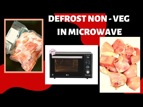 how-to-use-defrosting-option-in-microwave-|-defrost-chicken-in-microwave-|-easily-thaw-frozen-meat