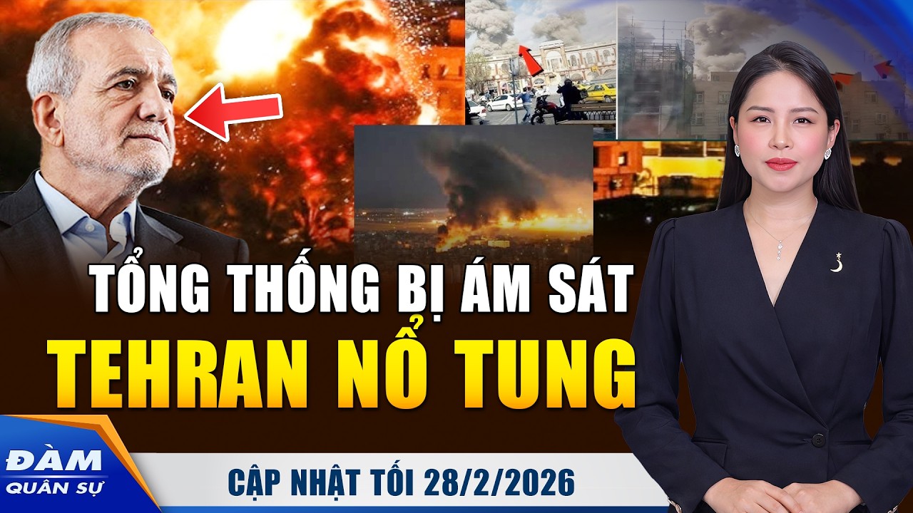 Cơ Quan Đầu Não Của Iran Tại Thủ Đô Tehran Nổ Tung, Hàng Loạt Cao Quan Bị Ám Sát Bao Gồm Tổng Thống