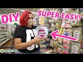 Making a DIY Mini Brands Grocery Store from Dollar Tree