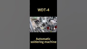 Automatic four station soldering machine WDT-4. For step motor & transformers