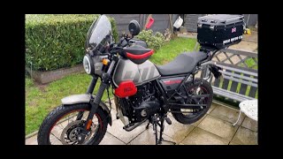 ROYAL ENFIELD ULTRA MODERN SCRAM 411 WITH GIVI NEW SCREEN & REAR RACK