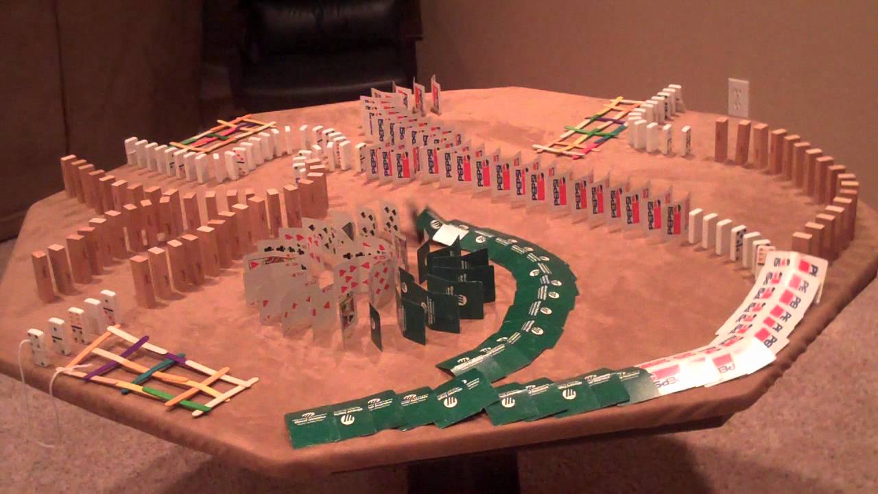 Coolest Domino Chain Reaction Ever YouTube