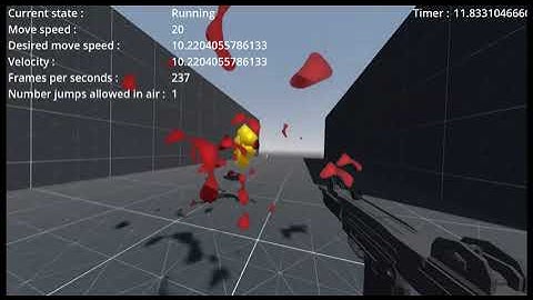 Fast-paced and brutal action | Godot Fast FPS Project -  Showcase 1