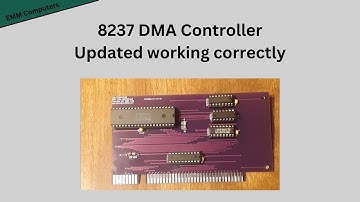 8237 DMA Controller. Updated working correctly.