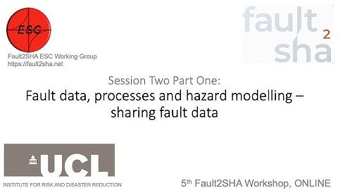 Fault2SHA 5th Workshop Day 1 Session 2 Part 1