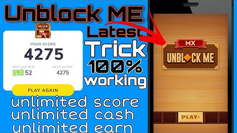MX Player Unblock me game hack trick || #maalik. || Auto win trick MX unblock me