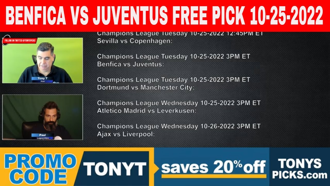 benfica v juventus betting preview nfl