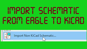 Import Eagle Schematic to Kicad