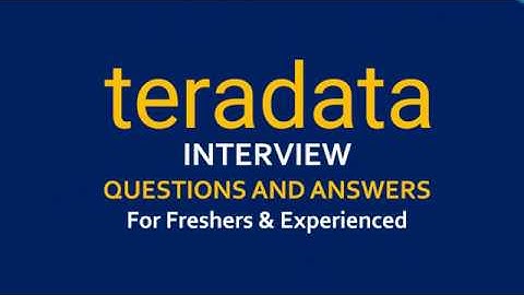 Basic Teradata  Interview Questions and Answers  Part-1 |Teradata| DAtabase|SQL||
