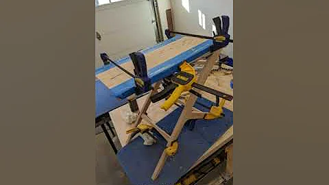 Modern Cantilever side table from inception to finished build