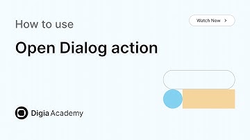 How to use Open Dialog action in Digia Dashboard | Step-by-Step Tutorial | Digia Academy