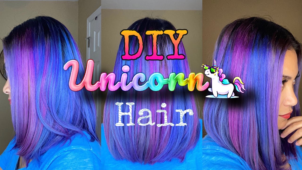 How to: Unicorn Hair 🦄 - YouTube