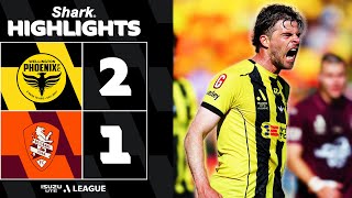 Wellington Phoenix V Brisbane Roar  Shark Highlights  Isuzu Ute Aleague 202526  Round 2