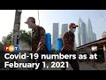 Covid19 numbers as at February 1, 2021