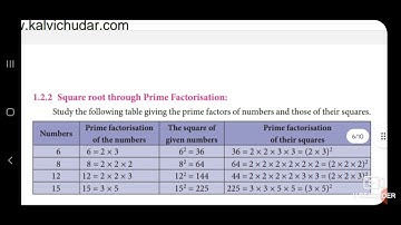 8th Maths EM Square,Square Root Lesson plan 2021-2022