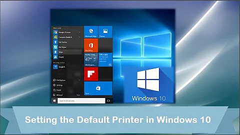 Windows 10: Setting the Default Printer