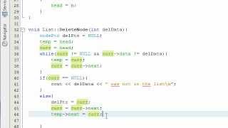 Creating a Linked List Project in C++ Part 5
