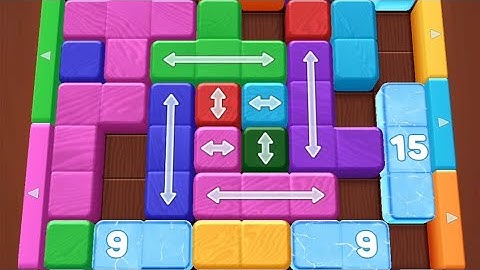 Wood Away Block Jam Level 59 60 61 62 Game Walkthrough Solution - New Update