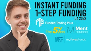 Top 4 BEST Prop Firms Instant Funding and 1Step (Pros, Cons, Overall)