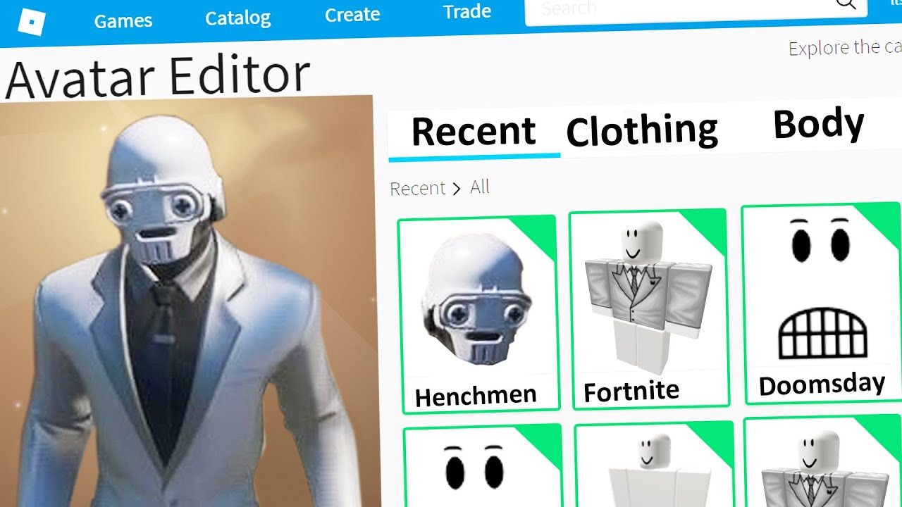 Making Fortnite Henchmen A Roblox Account Youtube - roblox doomsday