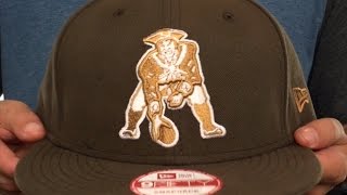Patriots 'THROWBACK TEAM-BASIC SNAPBACK' Brown-Wheat Hat by New Era